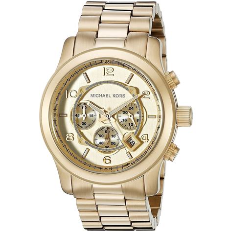 michael kors gold mens watch mk8077|Michael Kors chronograph watch.